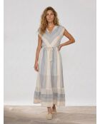 Blaues Mullkleid Jihane
