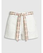 Weiße Soeli Jeansshorts
