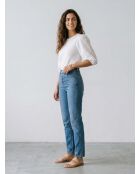 Weiße Baumwollbluse Poet