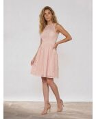 Robe Dico patineuse texturée rose