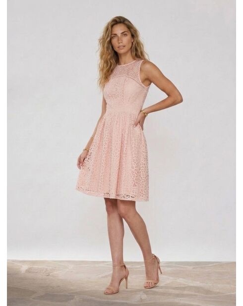 Roze skaterjurk met textuur Dico