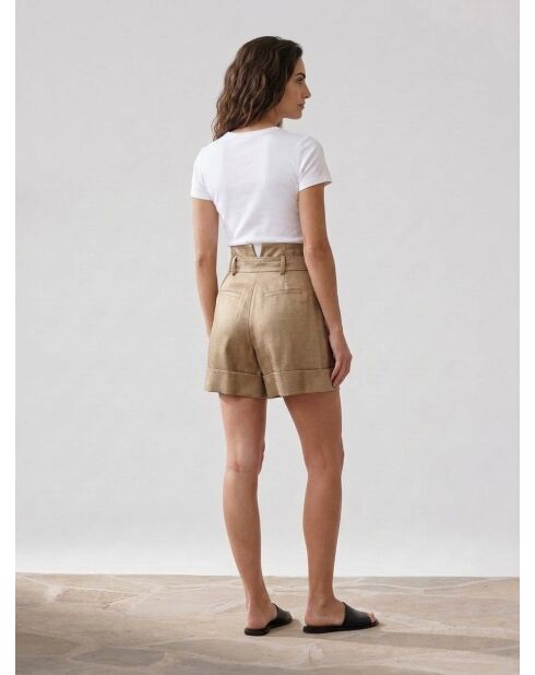 Pantalones cortos Elise beige