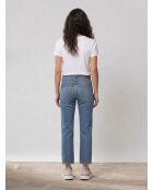 The Sky Mittelblaue, gerade Jeans mit hoher Taille