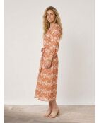 Orangefarbenes Kleid Ella