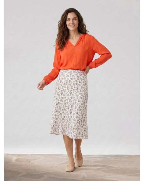 Blusa rossa Maiwenn
