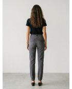 Schwarze gerade Jeans