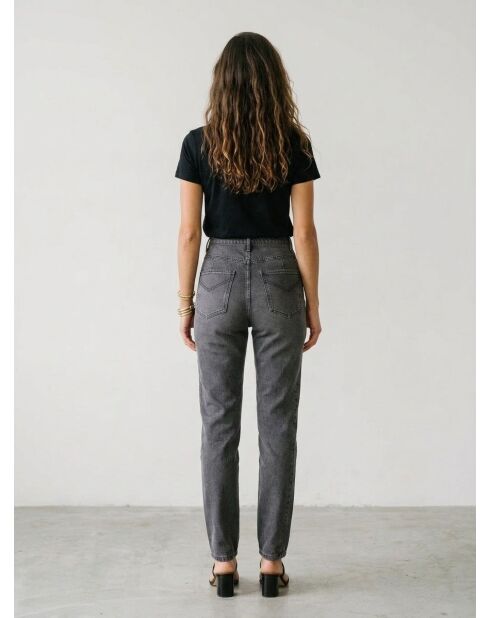 Schwarze gerade Jeans