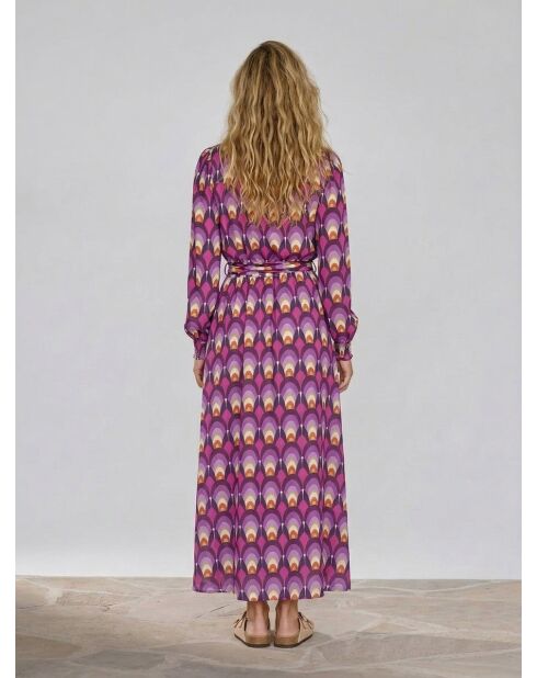 Vestido morado Lorana