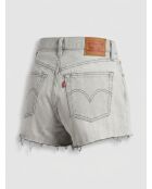 Short en jean 501 Original gris