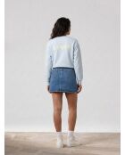 Decon Iconic Dunkelblauer kurzer Jeansrock