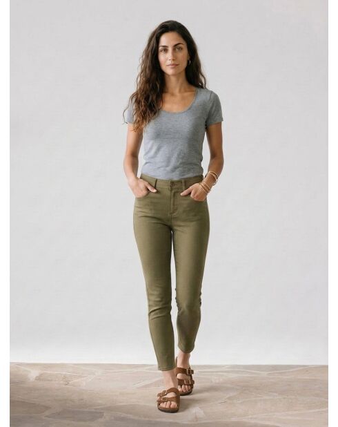 Khaki Mavas Hose aus Biobaumwolle