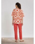 Janis Hemd mit Korallenprint