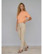 T-shirt Arold in cotone elasticizzato arancione brillante