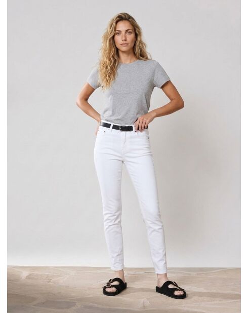 Jeans bianchi in cotone biologico Lslim