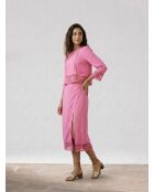 Rosafarbene Bluse Tevy