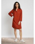 Dina Kleid mit Paprikapalmen-Print