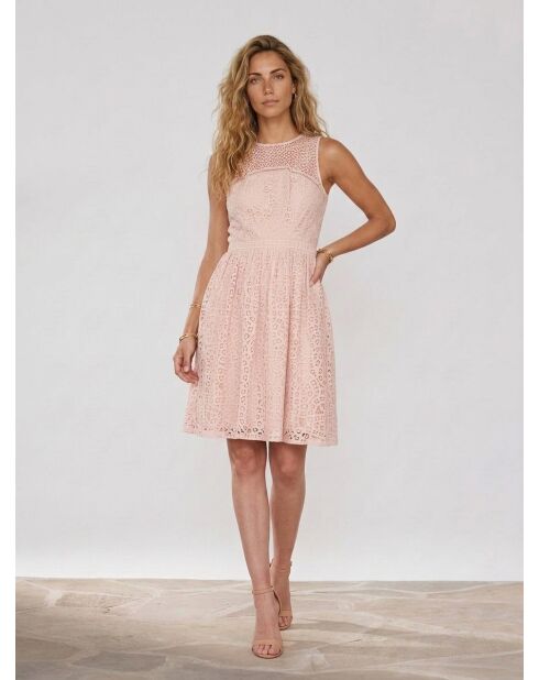 Roze skaterjurk met textuur Dico