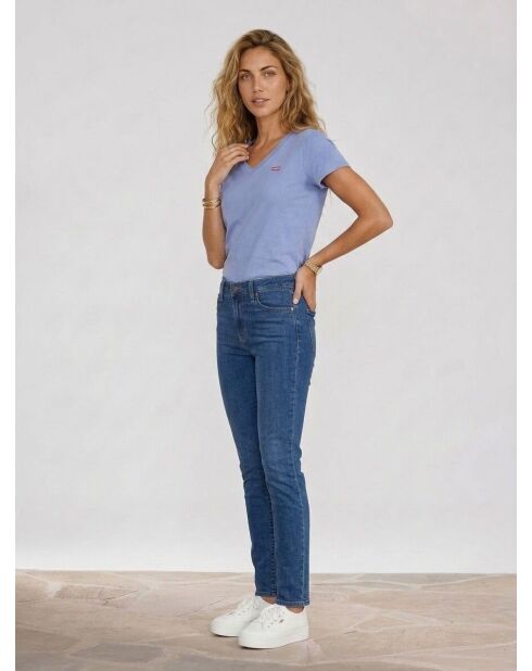 712 Slim Bogota Heat blaue Jeans