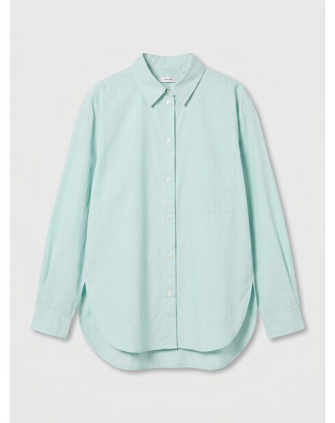 Camisa boyfriend azul claro