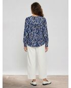 Blouse Loika bleu roi