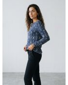 Blusa Leandra blu marino