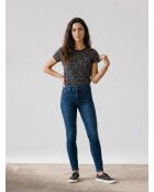 720 Hirise Super Skinny blaue Jeans