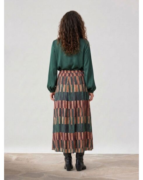 Rok met Ivana forest/veelkleurige print