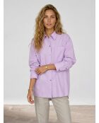 Camicia oversize Gabin orchid