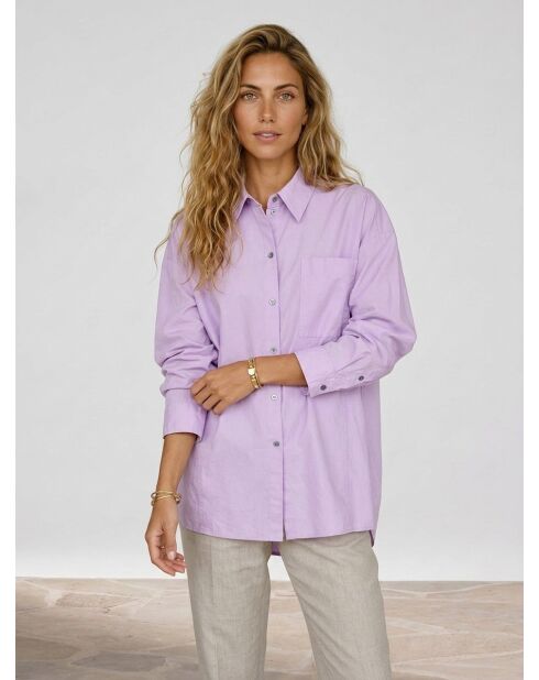 Gabin Orchid Oversize-Hemd