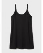 Top negro con cuello en V