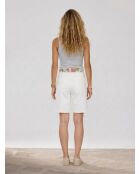 Weiße mittellange Shorts Paradise