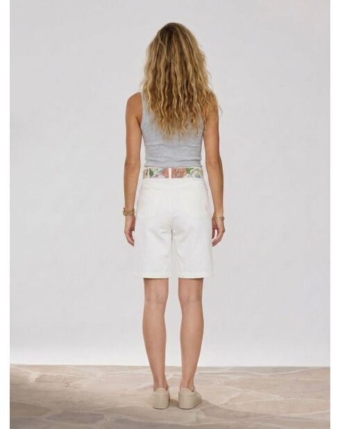 Short mi-long Paradise blanc