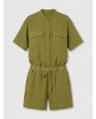 Camisa Citizen matcha 100% lino