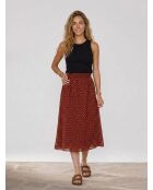 Jupe Mailine imprimée cerise