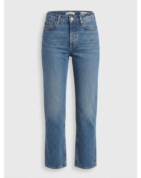 The Sky Mittelblaue, gerade Jeans mit hoher Taille