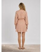 Robe courte Chloé beige