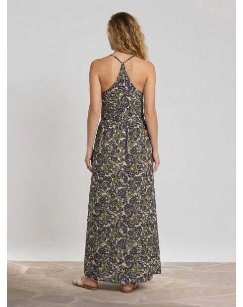 Alma grün/blaues Kleid