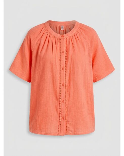 Strawberry Emelia Mullbluse aus Baumwolle
