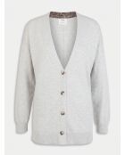 O-Bondi hellgrauer Cardigan