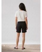 Schwarze Qeep-Shorts