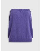 Bustier  en Coton & Cachemire campanule
