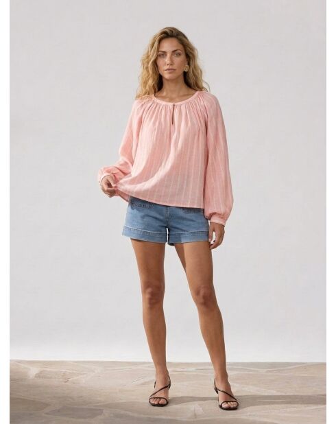 Blusa rosa Bevin