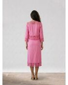 Rosafarbene Bluse Tevy