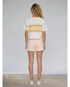 T-Shirt Billabong x  Wrangler Border Line blanc/multicolore
