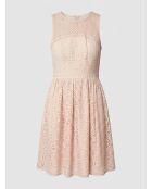 Robe Dico patineuse texturée rose