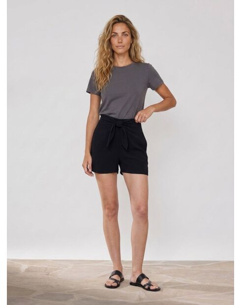 Schwarze Melonenshorts