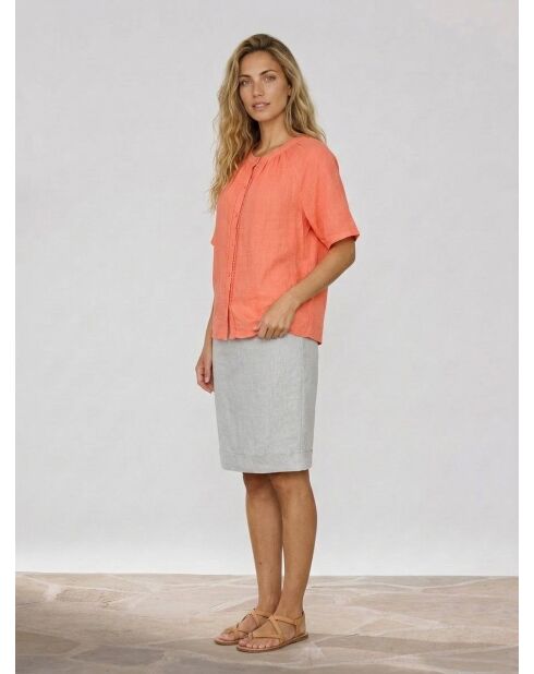 Strawberry Emelia Mullbluse aus Baumwolle