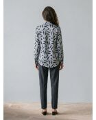 Blusa Cook gris claro