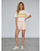 T-Shirt Billabong x  Wrangler Border Line blanc/multicolore