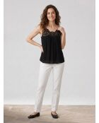 Liv schwarzes Top